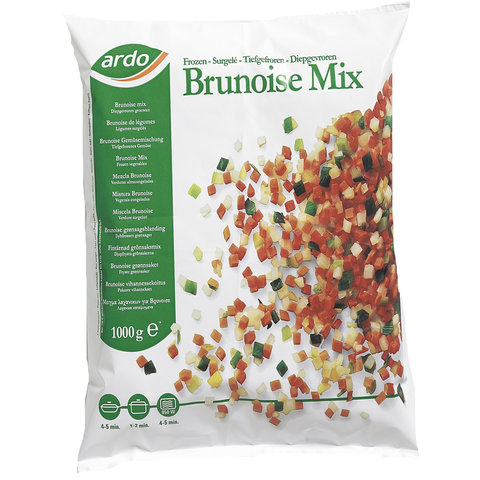 BRUNOISE (SOPA DE VERDURAS EXTRA FINA) - ARDO -4X2,5KILO   -18°C