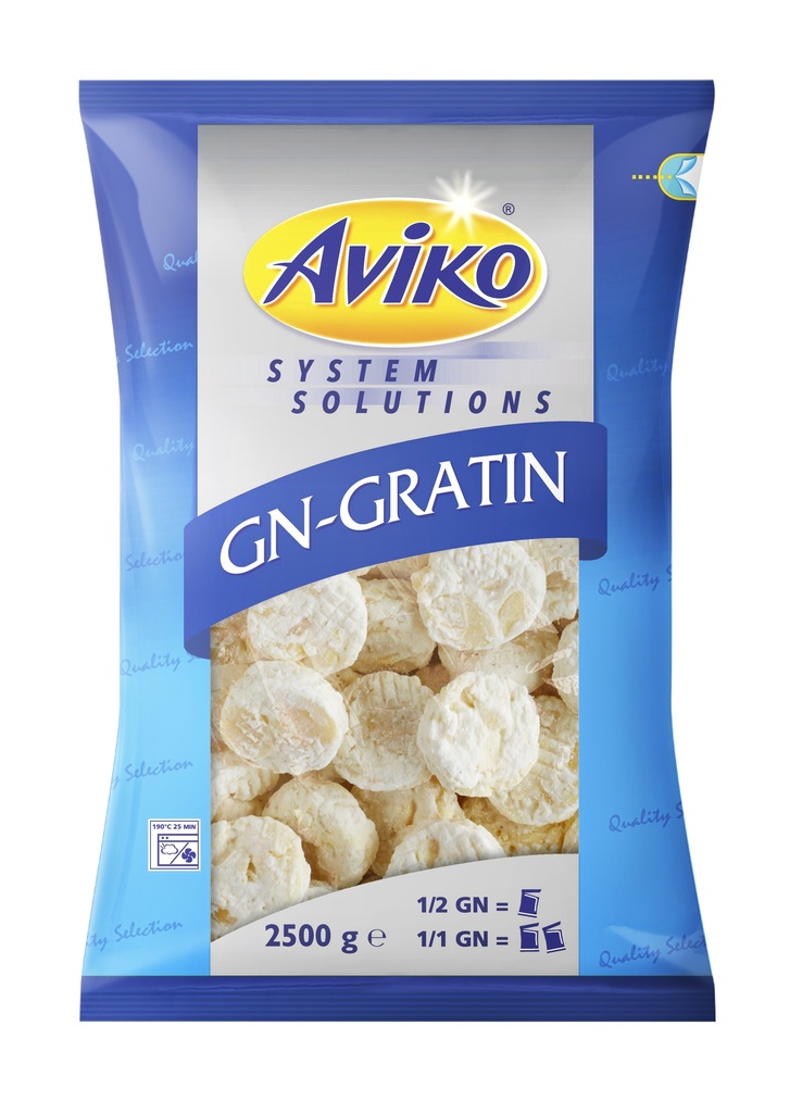 POTATO GRATIN GASTRO - AVIKO - 4X2,5KILO  -18°C