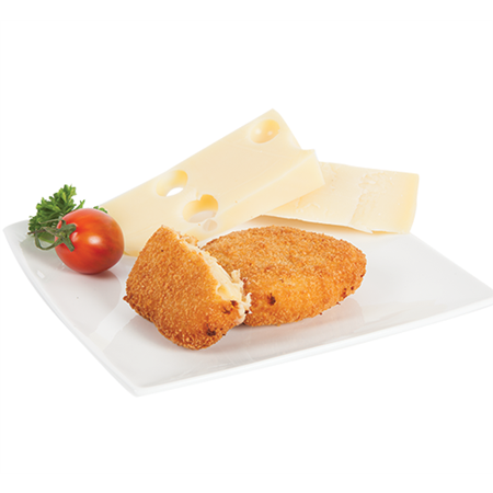 CROQUETA DE QUESO 25% QUESO ARTESANO -ABAKE 3X36X65GRAMMOS  -18°C FREIDORA