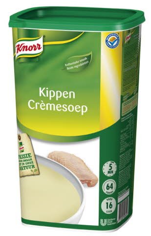 POTAGE  DE POULETCREMEUX EN POEDRE-KNORR 6X1,10KILO