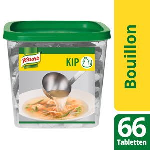 BOUILLION DE POLLO, PASTA - KNORR 6X66 TABLETA