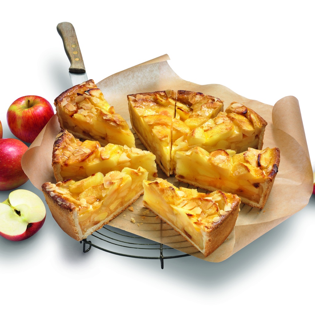 APPLE PIE ROUND/PREMIUM-4X12PIECES+2500GRAMMES/28CM  -18°C