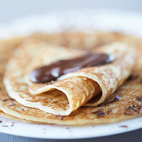 DELICIOUS PANCAKES AROUND 22CM -4X32 PIECESX80 GRAMMES    -18°C