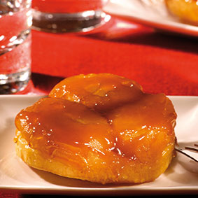 TARTE TATIN PUR BEURRE(MORCEAUX DE POMMES CARAMELISES) 36X120GRAMMES  -18°C