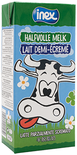 LAIT DEMI ENTIER VACHE -   12X1 LITRE BRIQUE