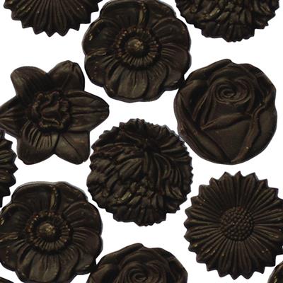 CHOCOLAT FLOWERS AMORE CARAQUES DARK  - 10X1 KILO