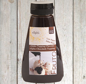 ELLPHI FRUTO/CHOCOLATE TOPPING (WITH SUGAR SUBSTITUTE) 12X250ML BOTTLE