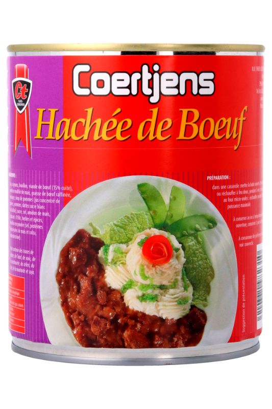 BEEF STEW MEAT - COERTJENS - 12X850 GRAMMES CANS