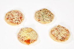 ABAKE-APERO PIZZA ASSORTI(7CM)-12X16 PIECES   -18°C