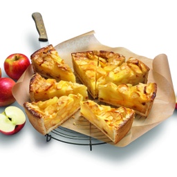 [1905907000] APPLE PIE ROUND/PREMIUM-4X12PIECES+2500GRAMMES/28CM  -18°C