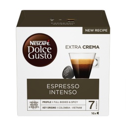 CUP COFFEE DOLCE GUSTO-ESPRESSO INTENSO-4X16X6X112GRAMMES