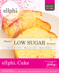 ELLPHI - CAKE MIX POWDER (WITH SUGAR SUBSTITUTE) 6X500 GRAM